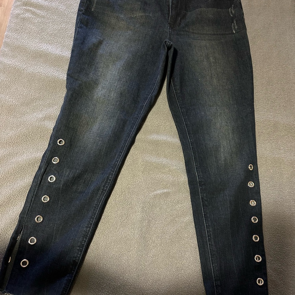 Seven Women's Jeans with Eyelet Detailing